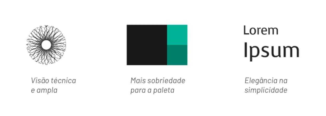Aplicação do verde institucional do Beck com tons neutros