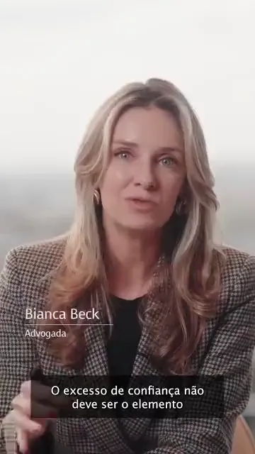 Bianca Beck fala sobre a importância de formalizar o acordo de sócios, em vídeo legendado para o Instagram