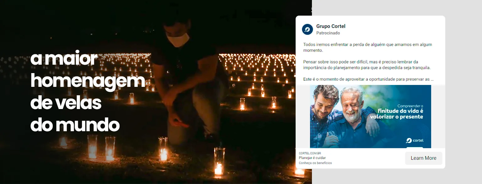 Conteúdos do Grupo Cortel sobre memória e homenagem