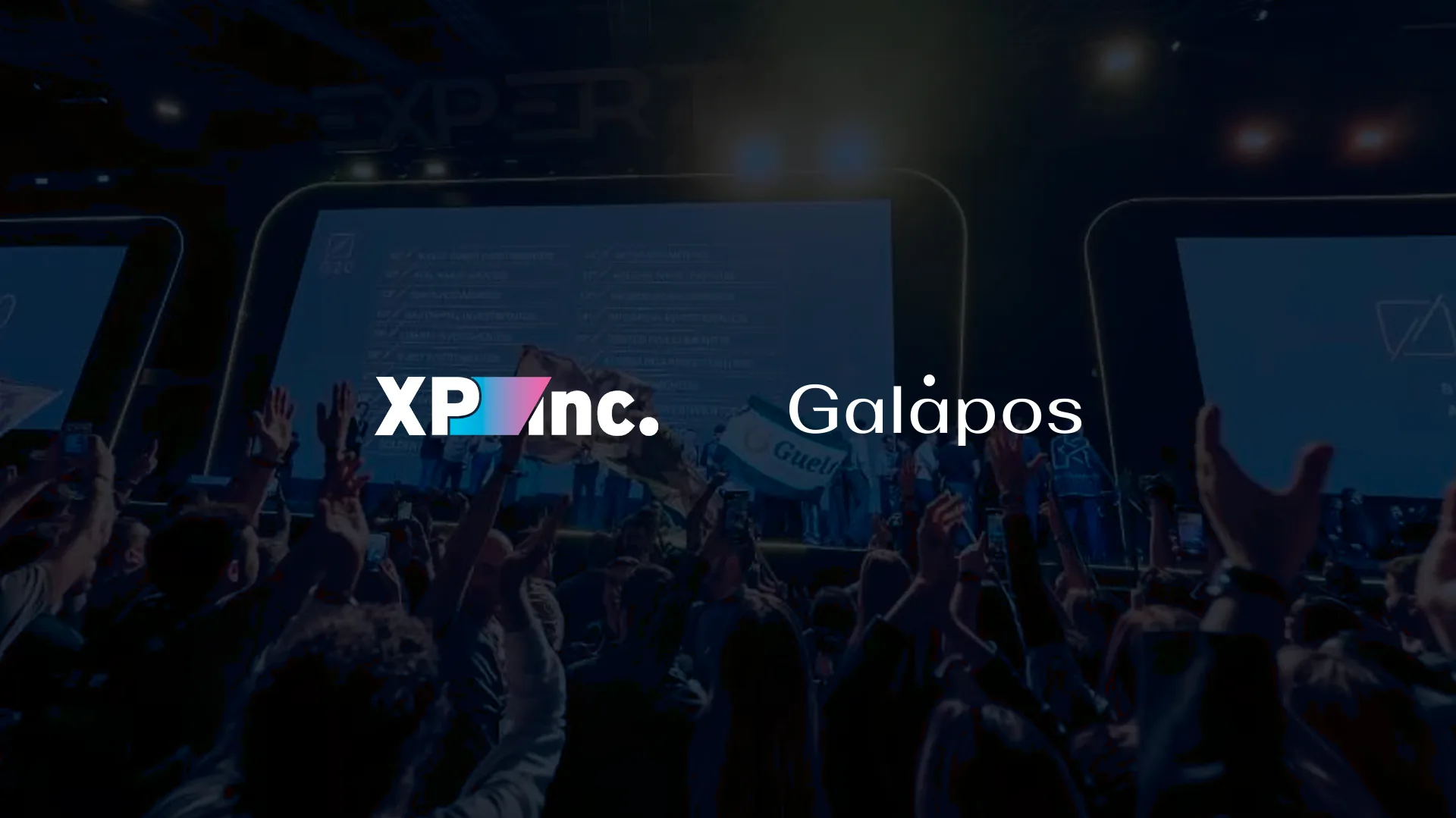 Identidade da campanha Desperte o Futuro, da Galápos para a Expert XP