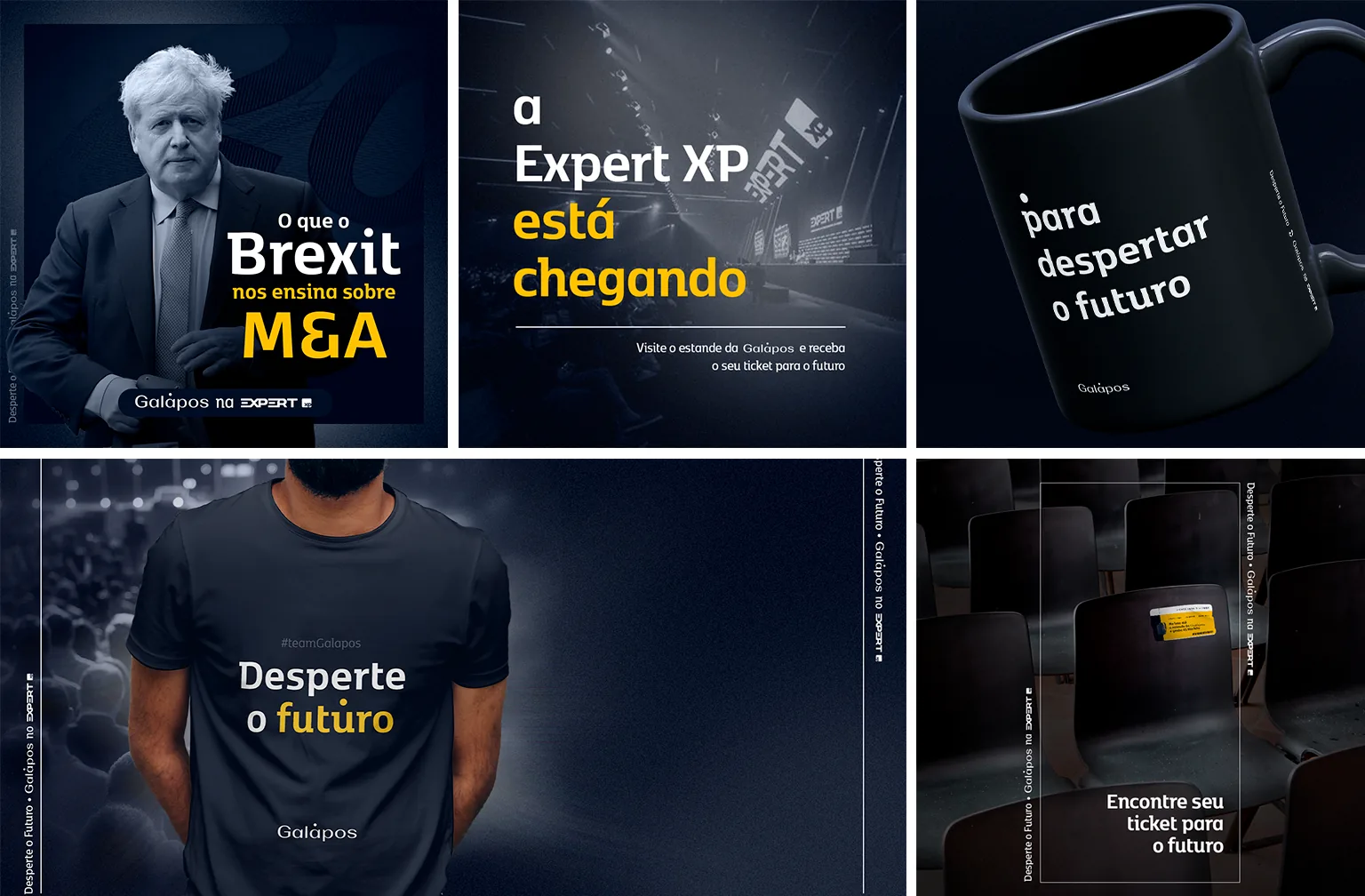 Ativação da Galápos no espaço do evento