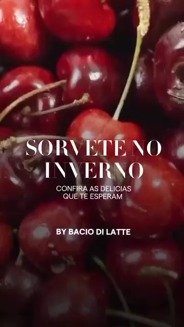 Peça de gastronomia do Praia de Belas, Sorvete no Inverno, com as sobremesas de uma das operações do shopping